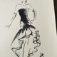 Illustration of press fashion by Guy Laroche, 80s