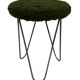 Vintage stool with hairpin legs small stool 60's