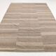 Striped Pattern Brown Vintage Kilim Rug, 225x309Cm