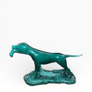 Sculpture Hunting Dog for Duck - Art Deco - J. MIGNOT - Saint-Clément