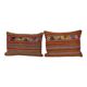 Set of 2 vintage kilim cushion covers 41x61 cm