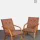 Paire de fauteuils en bois des années 1970