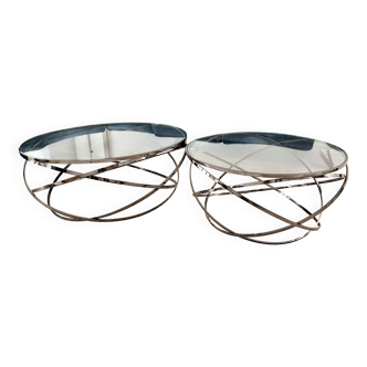 2 tables basses Evol Roche Bobois