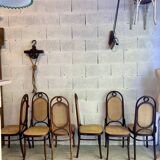 Set of 6 FMG Thonet chairs model n°17