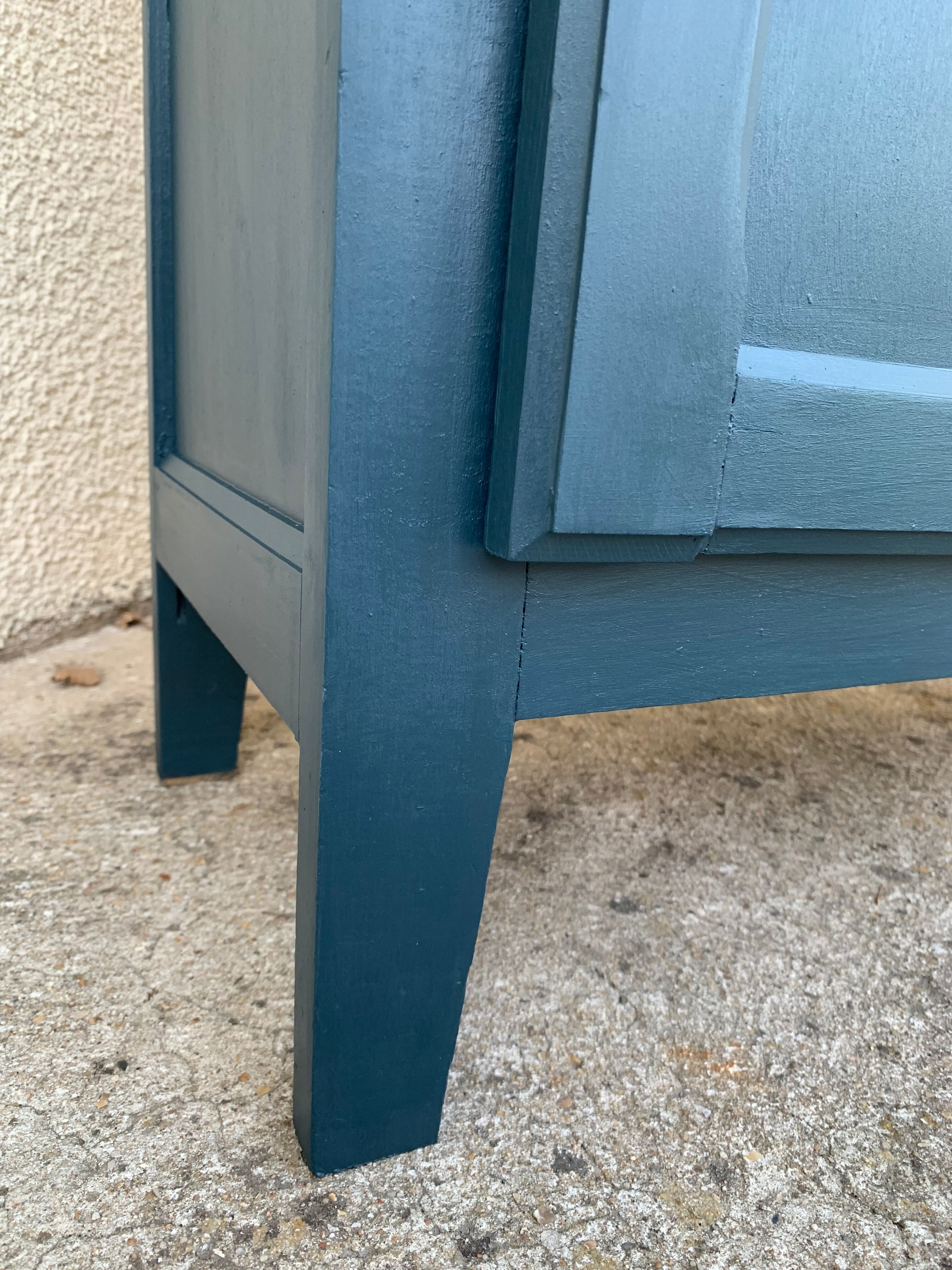 Parisian glass wardrobe vintage 1950