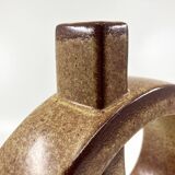 Ceramic sculpture vase • Roberto Rigon • Bertoncello • Italy • 60/70