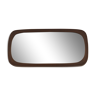 Scandinavian teak mirror - 76x37cm