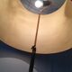 Scandinavian floor lamp in teak and brass, 1960