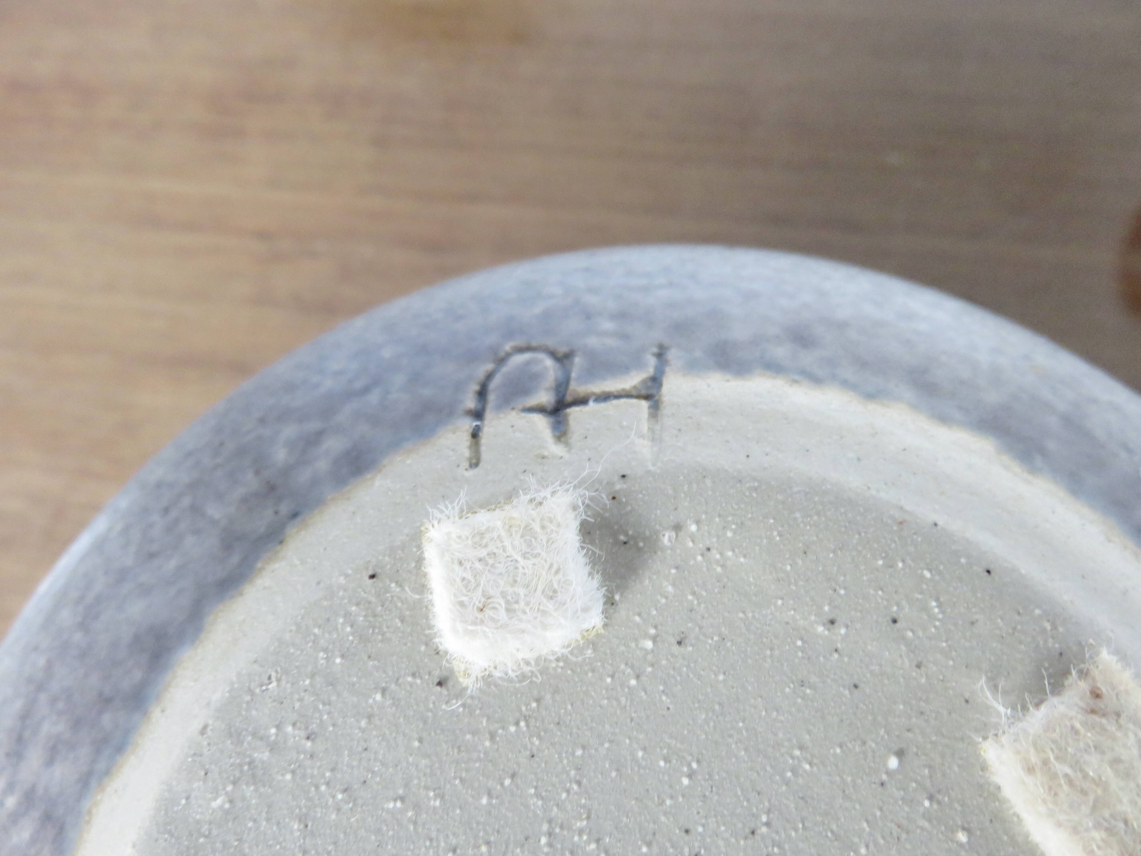 Signed ceramic vase, 50s-60s