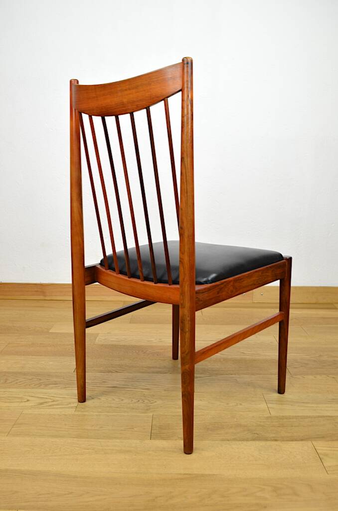 4 Danish Rosewood Chairs from Rio Arne Vodder 1960