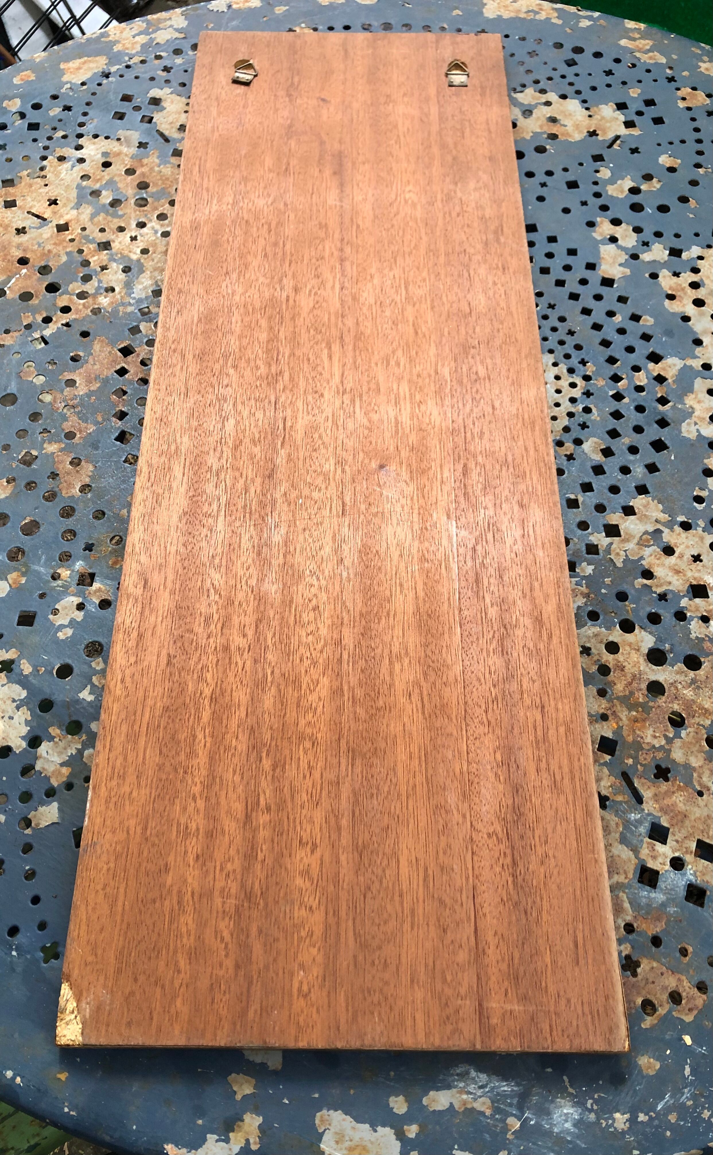 Scandinavian teak mirror 60s