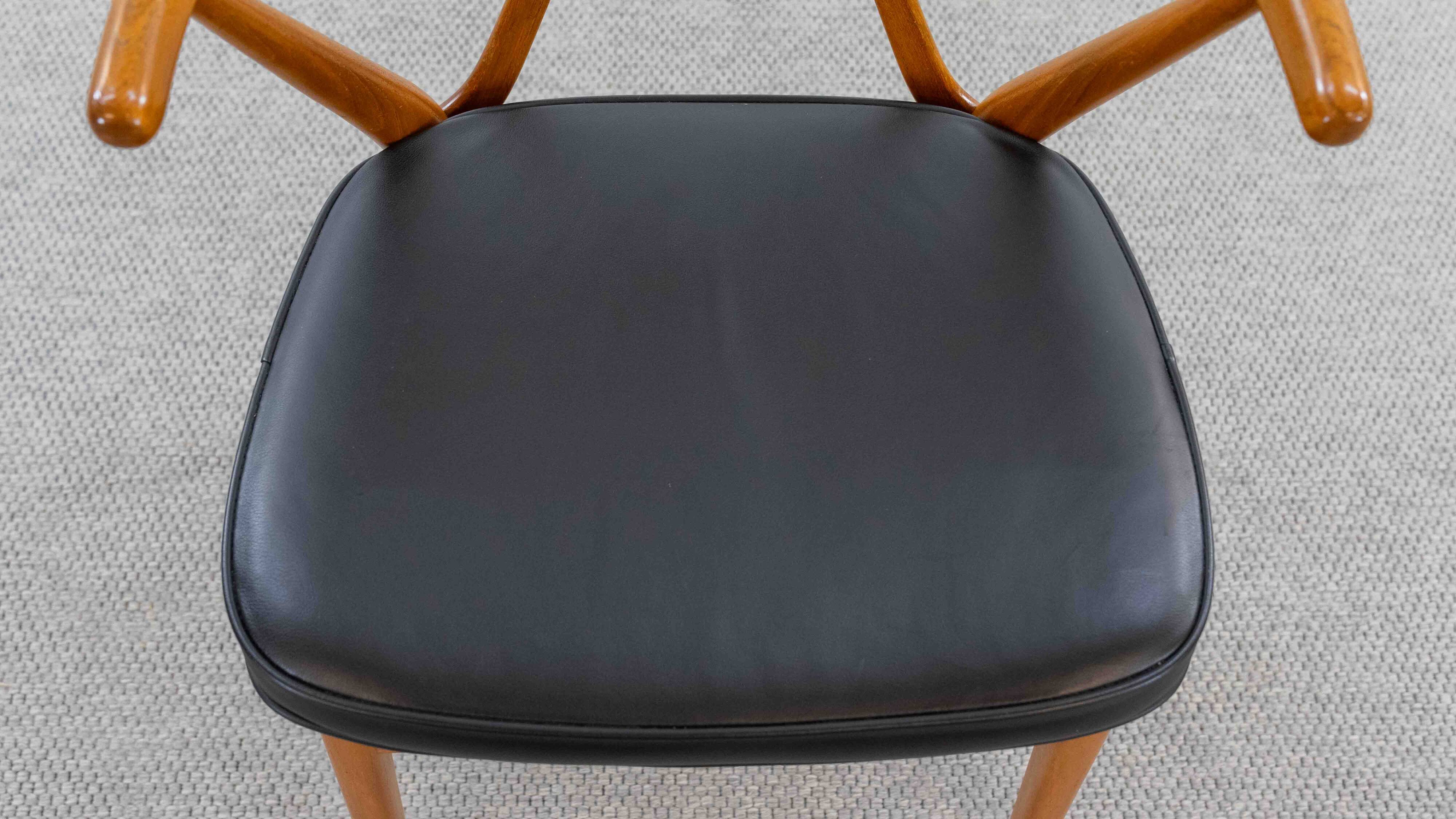 Fauteuil modèle 255 de Henning Kjaernulf pour Bruno Hansen