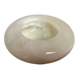 Round ashtray white marble