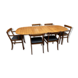 Table & chaises by Ole Wanscher, Poul Jeppesen, Danemark