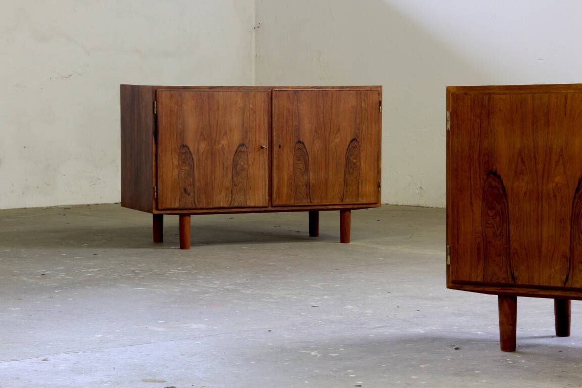 Pair of Vintage Danish Rosewood Sideboards by Poul Hundevad - Hundevad & Co.