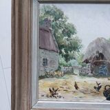 Tableau P.Cario Scène rurale