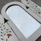 Antique shuttered mirror