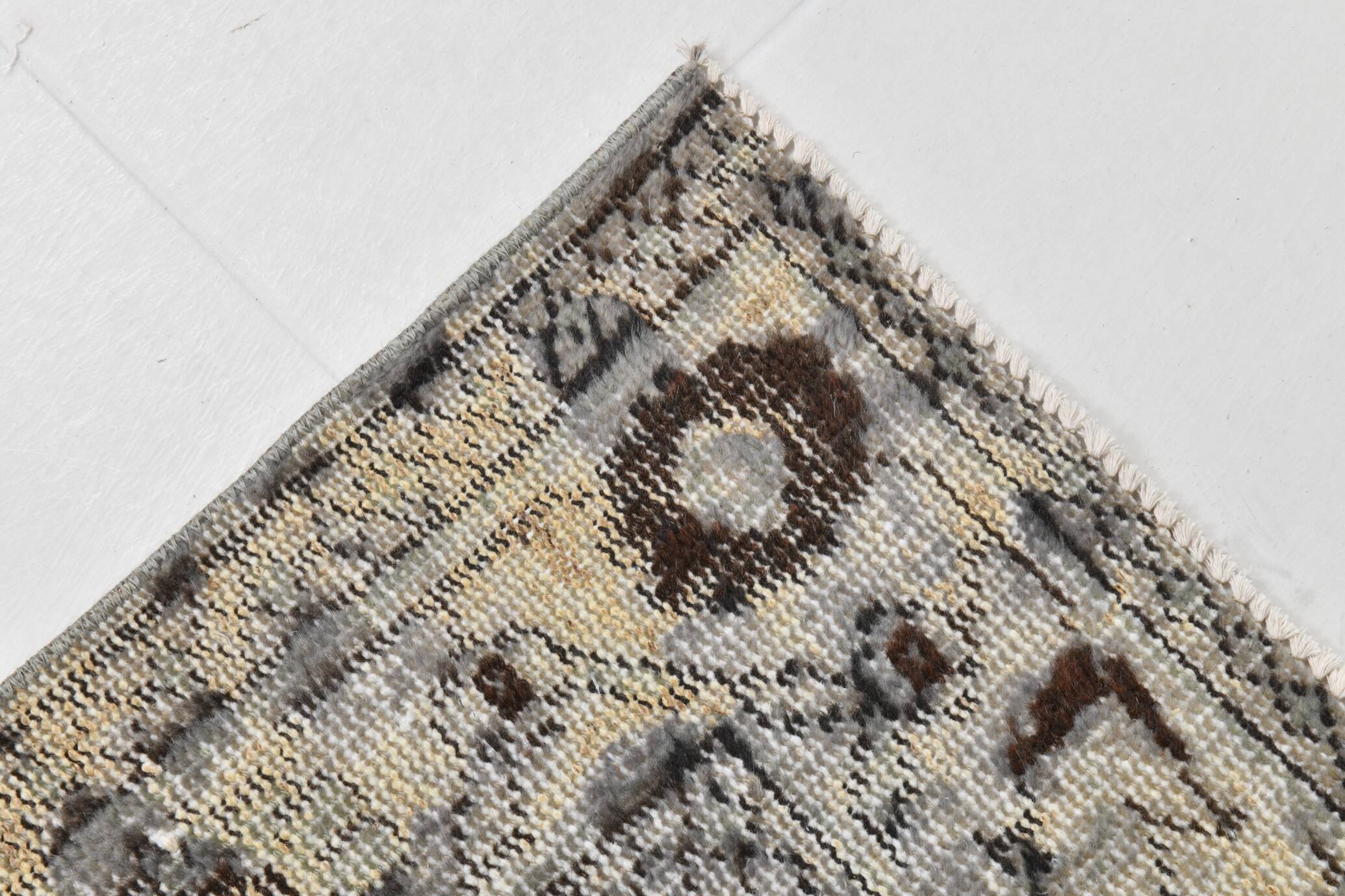 5x10 Distressed Brown Vintage Rug, 164x295Cm