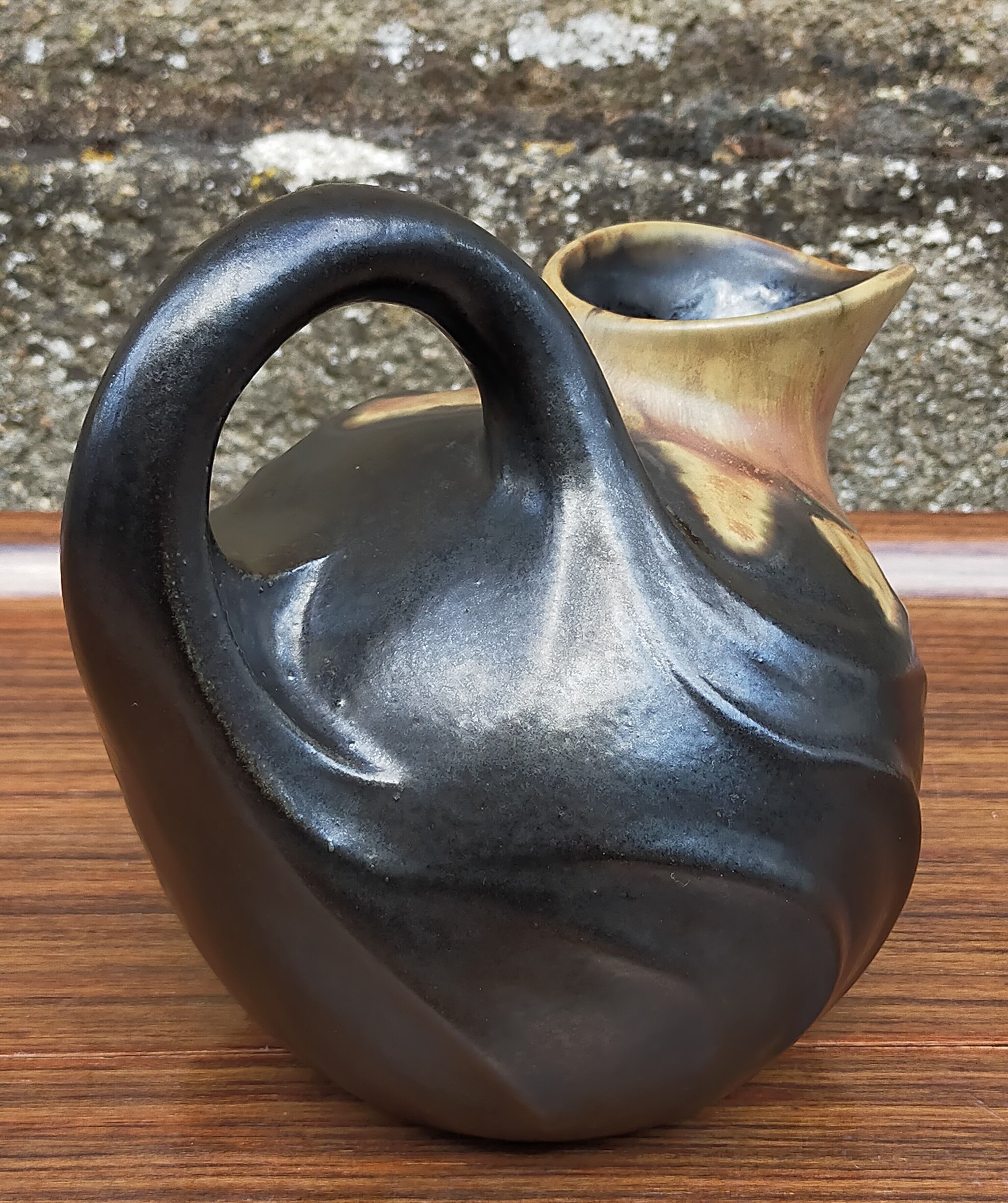 French Ceramic pitcher Art-Nouveau early twentieth