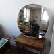 Vintage 70s round triptych 93cm