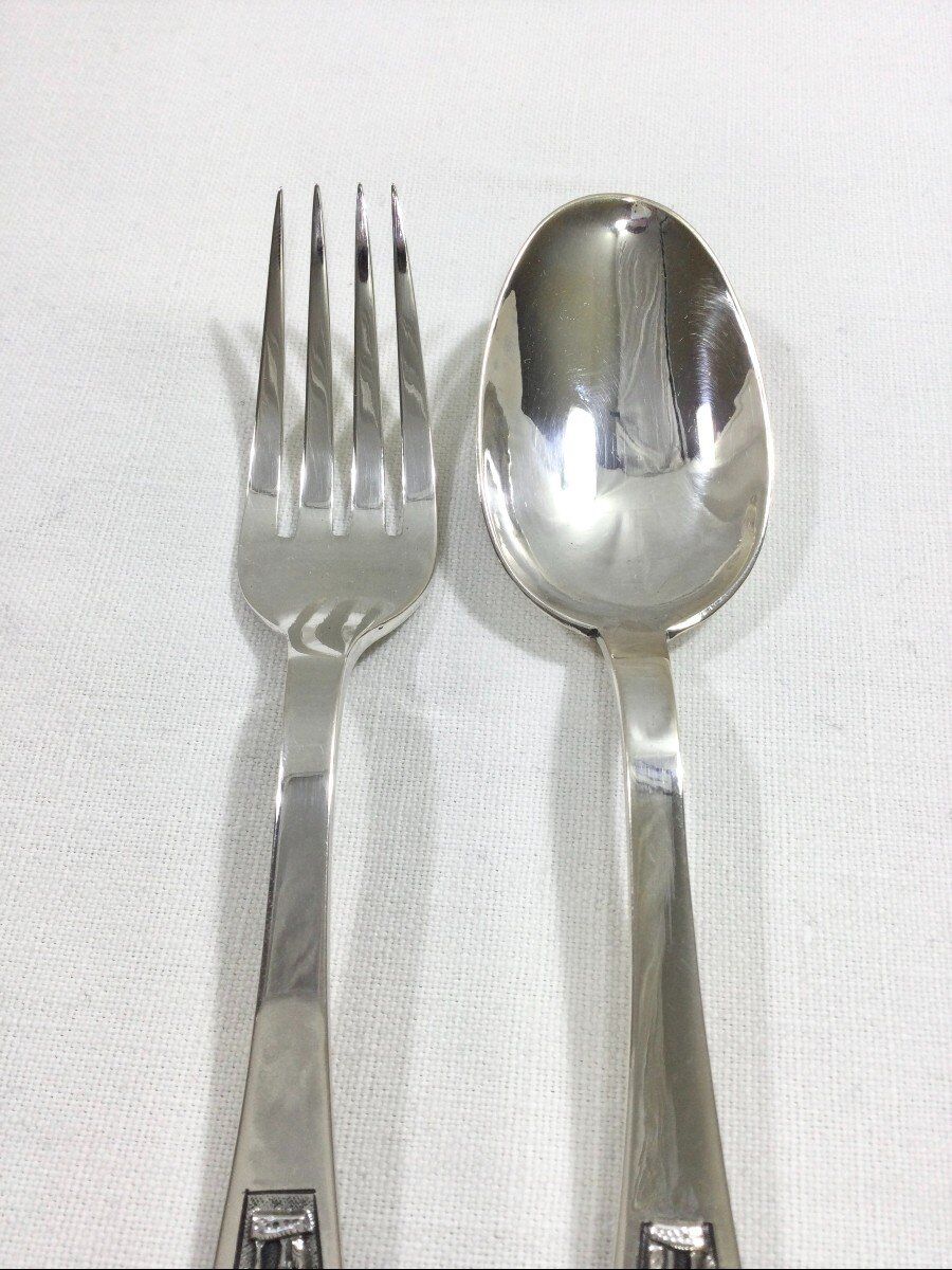 Silver child cutlery, Indochina