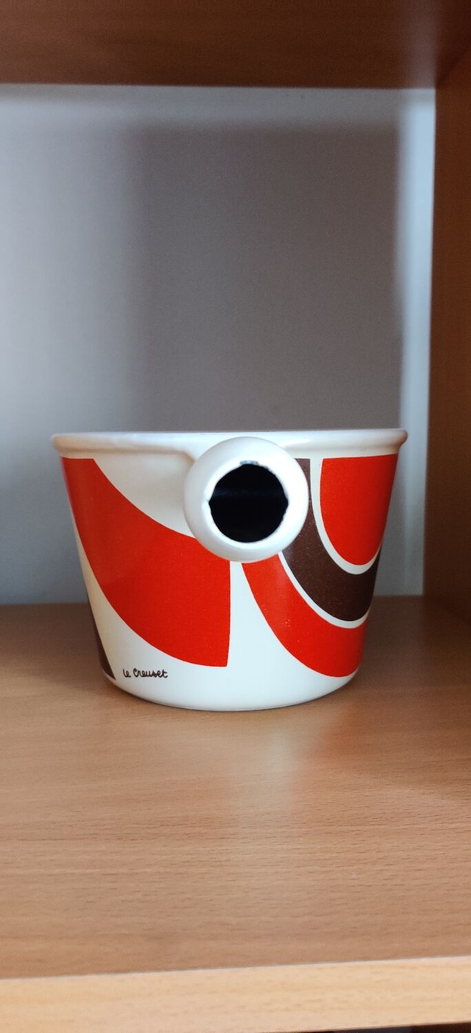 Fondue pot Le Creuset vintage 70's