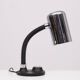 Egon hillebrand chrome goose neck table lamp 1970s