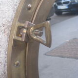 large brass window mirror 34x47cm