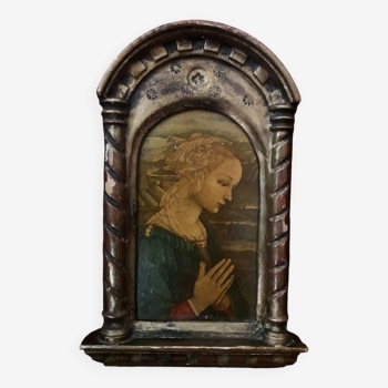 Peinture sur bois de Fra Filippo. Madonna La Lippina