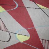 Design Geometric Carpet in Style of Antonín Kybal, 1950s
