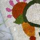 80s floral rug handmade tapitouf in pieces