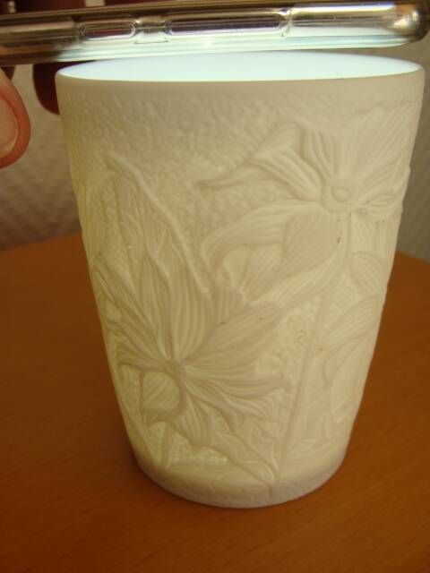 Deshoulières lithophane lamp