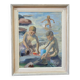 Henry Carlsson, Swedish Modern Composition, 1948, Oil on Canvas, Framed