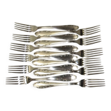 Deetjen Forks Silver Metal Net Goldsmith's Punch Service X 12