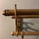 Antique brass coat rack and wall-mounted hat holder