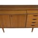 Vintage teak wall cabinet bookcase workplace Danish Design 60's