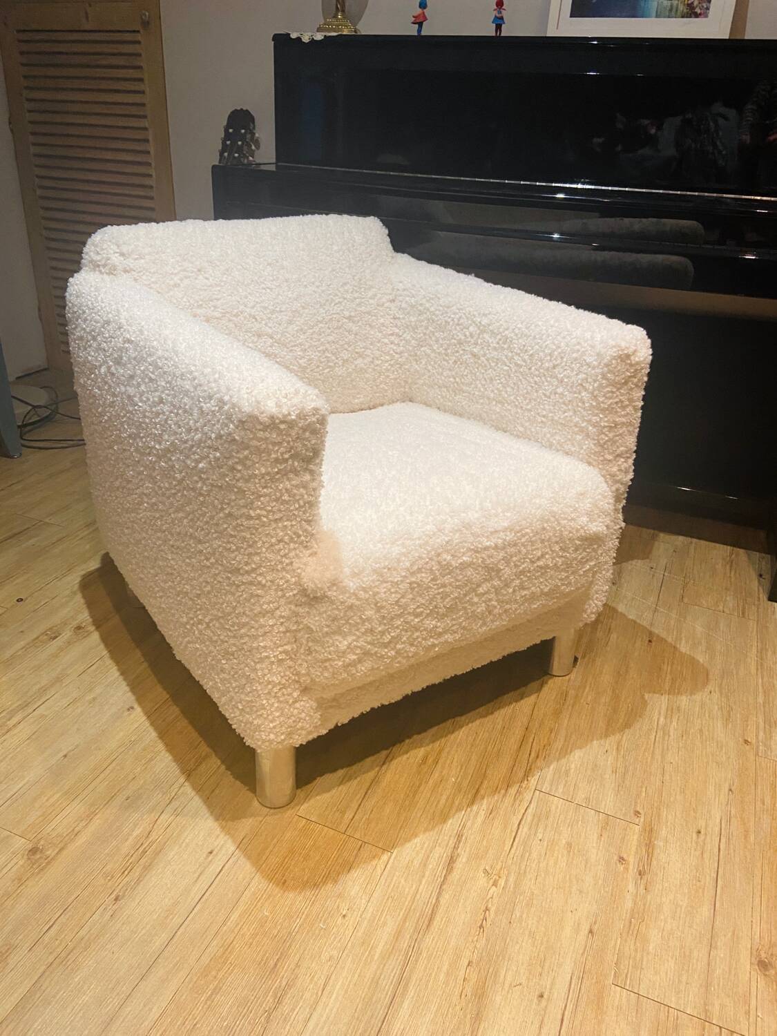 White tulle armchair