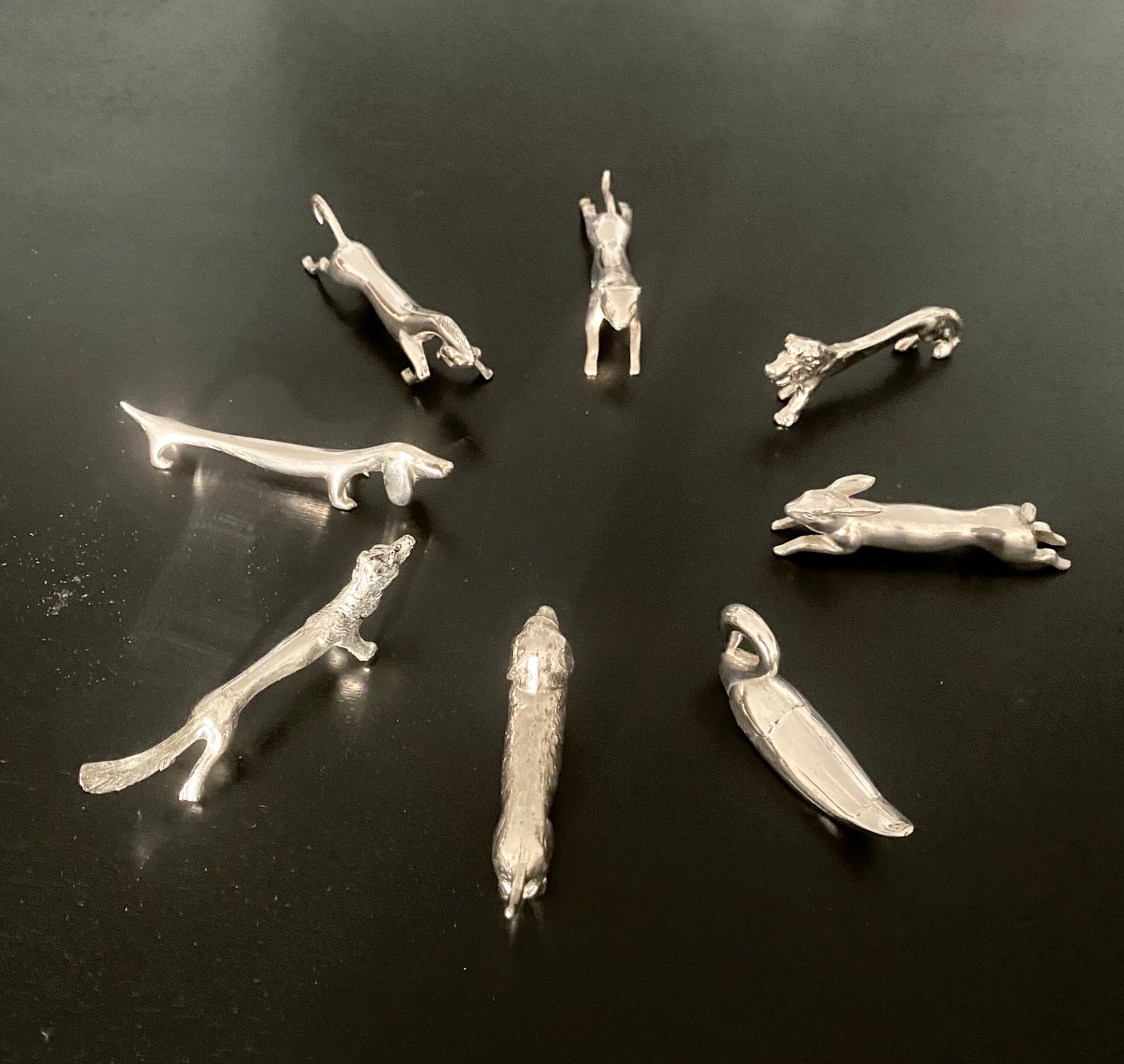 8 animal mix knife holders