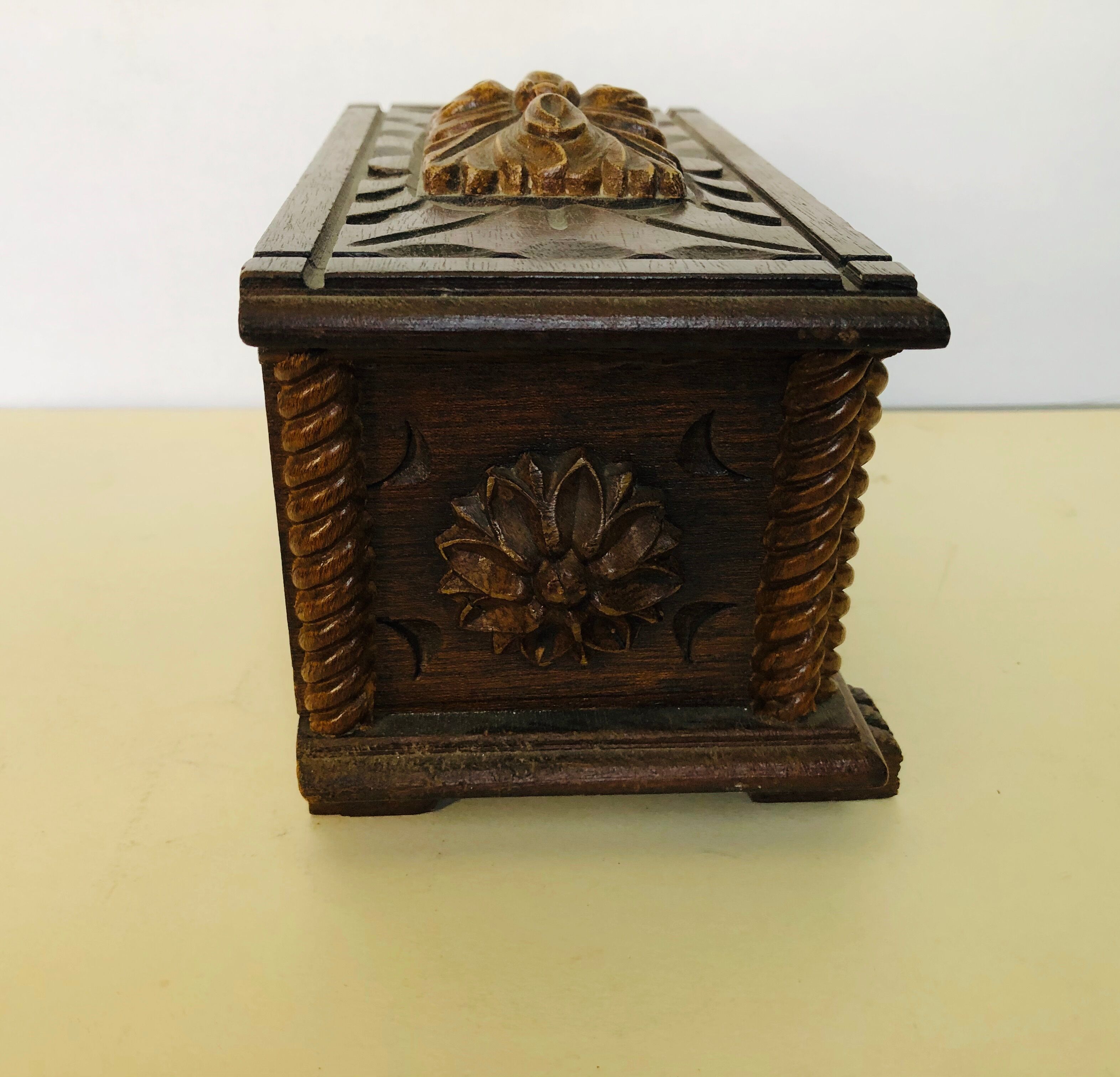 Old wooden box
