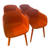 Set of 4 muuto chairs