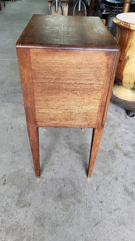 Meuble menagere art deco en chene