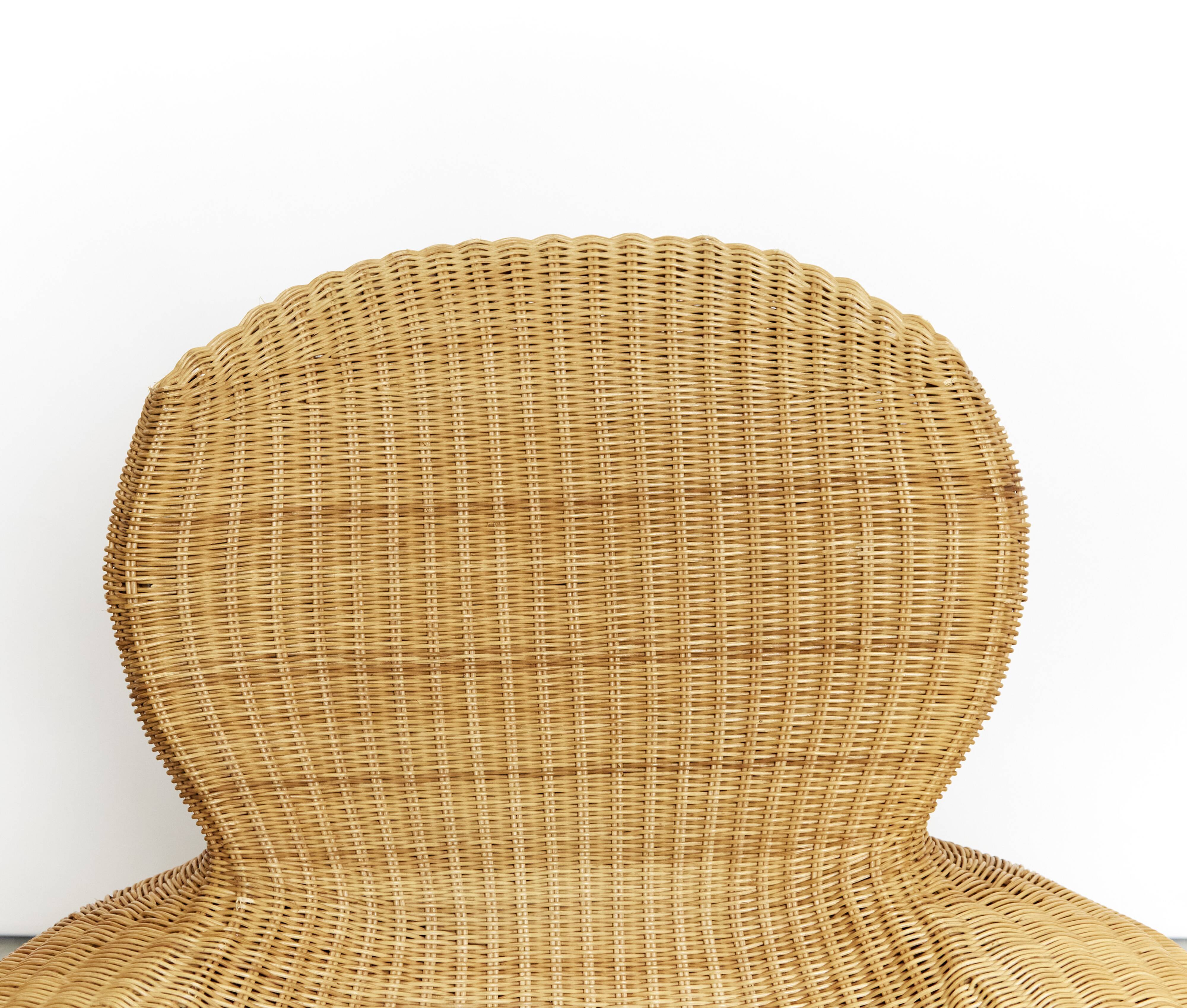Fauteuil en rotin Storvig par Carl Öjerstam pour Ikea, années 2000