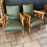 Cross armchairs