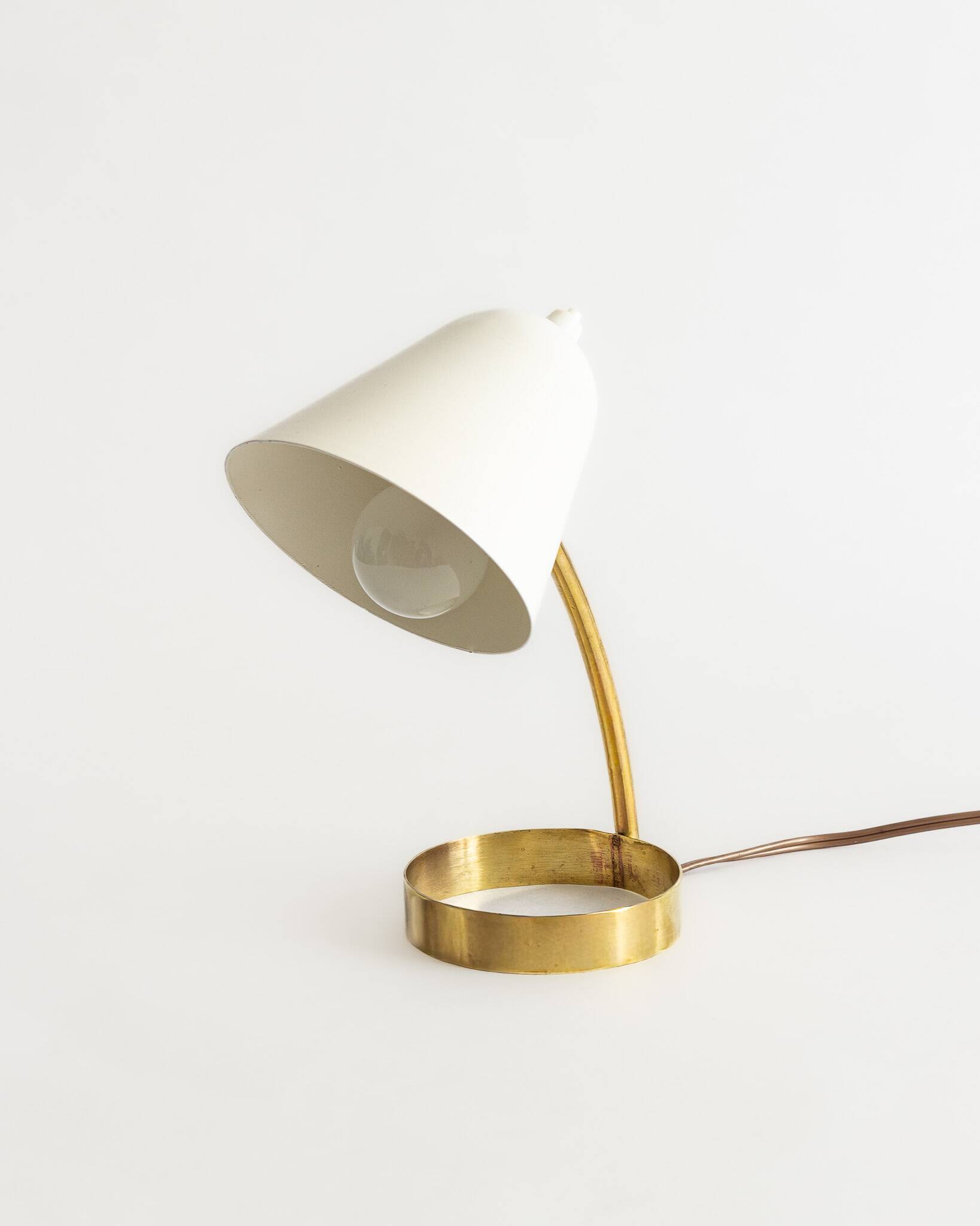 Small brass cocotte lamp – 1950s