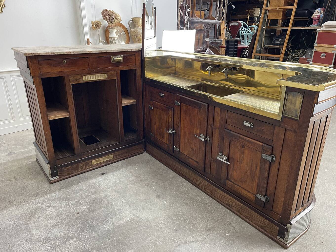 Rare 1950s bar counter/cash desk