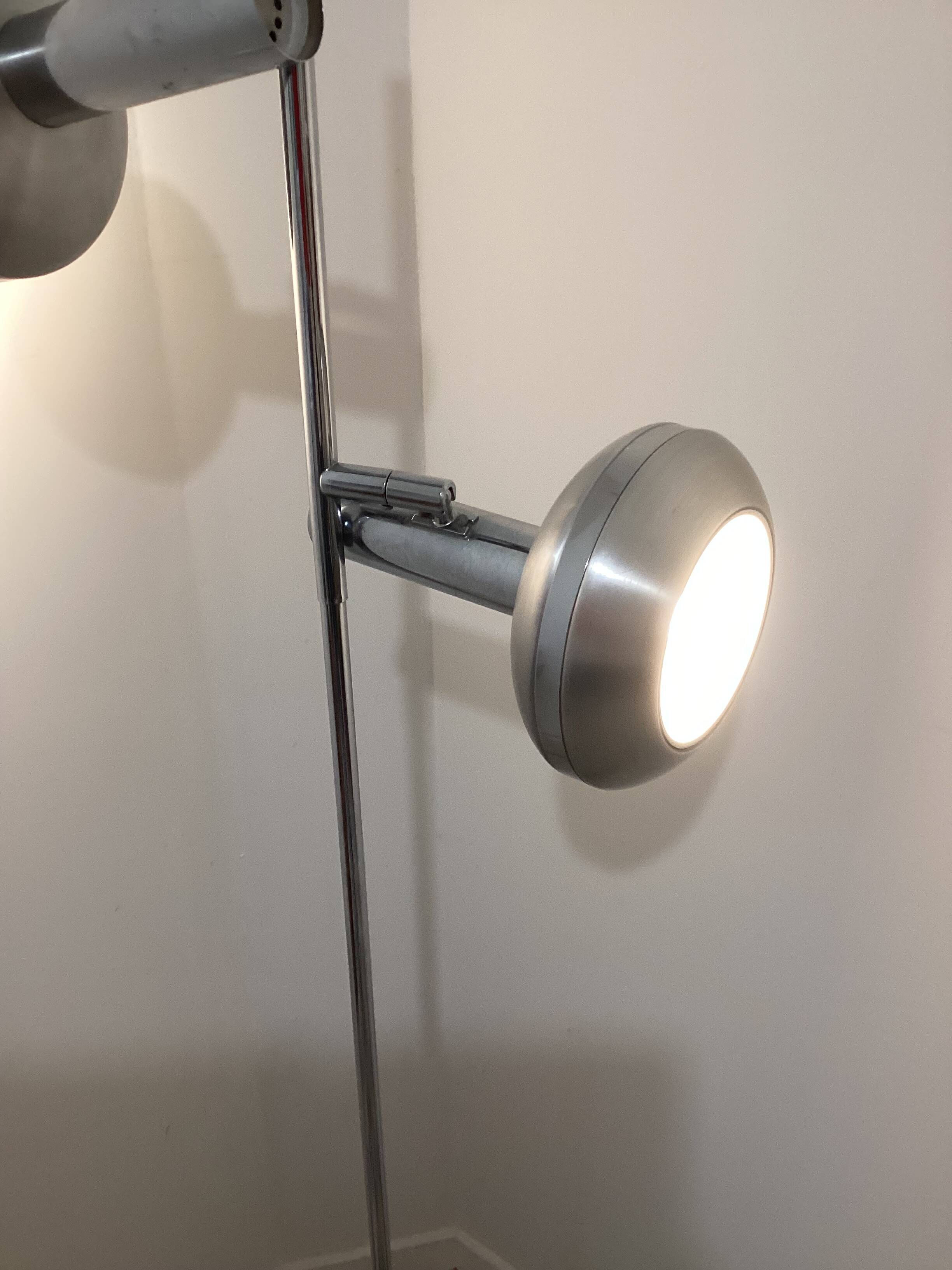 Vintage floor lamp 1970, signed OMI