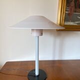 Cini Boeri, 2 Pink glass "Chiara" Table Lamp, Venini Murano, Italy, 1984