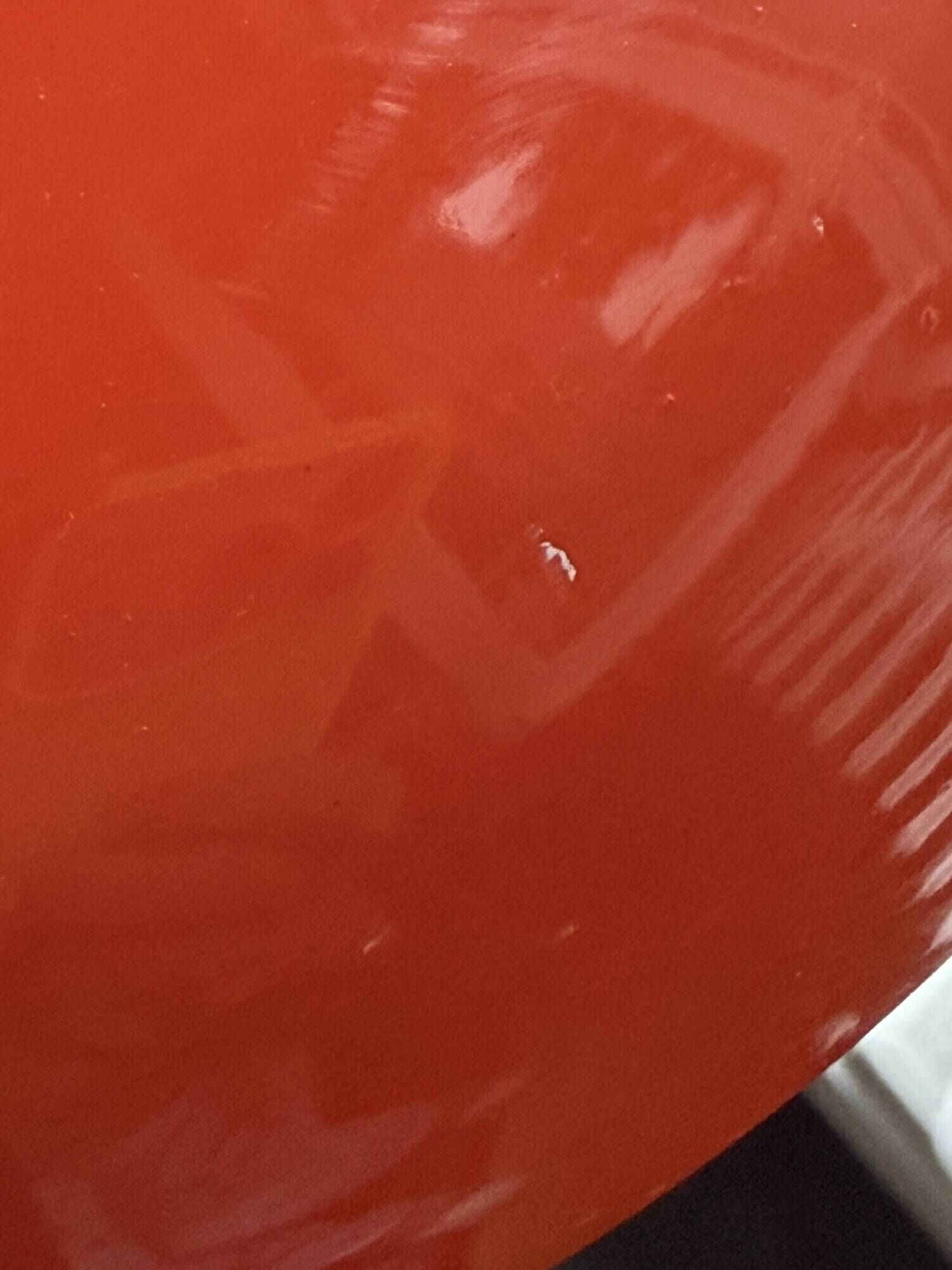 Space Age orange desk lamp – 1970s