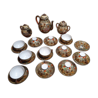 Satsuma porcelain service, Japan, early twentieth century