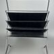1960s/1970s Newspaper Holder Metal Plastic Space Age Mid Century